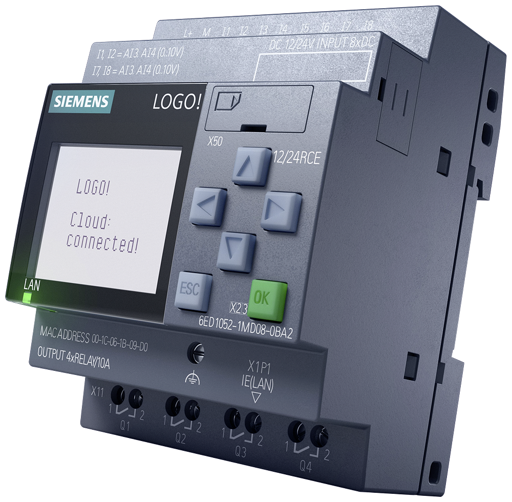 Siemens LOGO! 12/24RCE – Módulo lógico programable 12/24 VDC