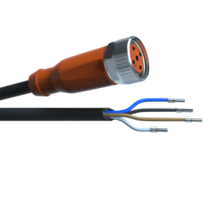 Autosen Cable M12 4 Polos PUR 2 m IP69K