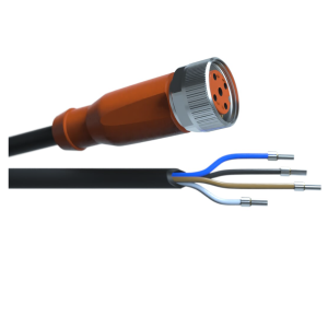 Autosen Cable M12 4 Polos PUR 5 m IP69K